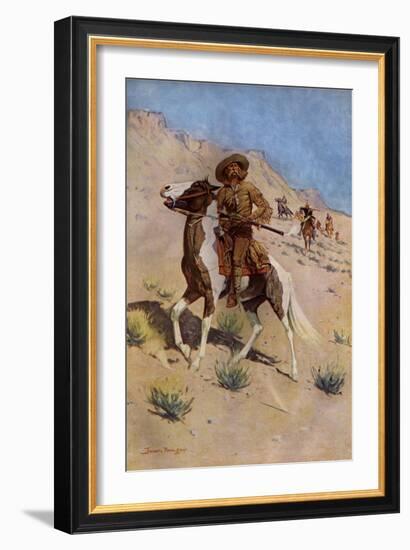 The Scout-Frederic Sackrider Remington-Framed Giclee Print