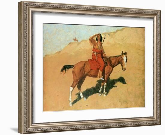 The Scout-Frederic Sackrider Remington-Framed Art Print