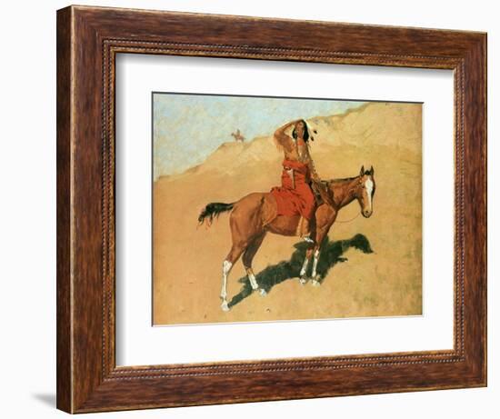 The Scout-Frederic Sackrider Remington-Framed Art Print