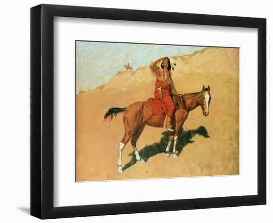 The Scout-Frederic Sackrider Remington-Framed Art Print