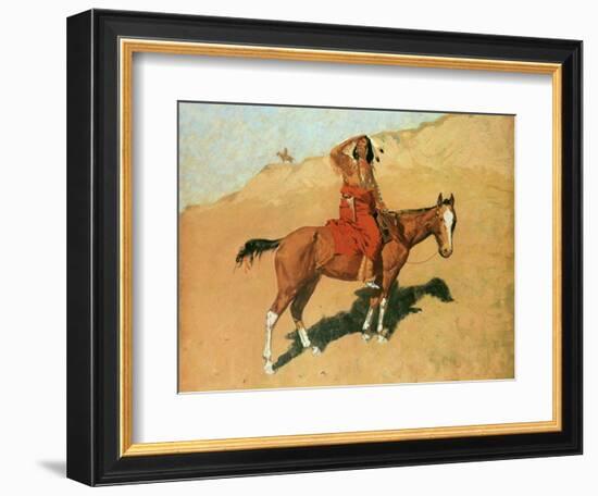 The Scout-Frederic Sackrider Remington-Framed Art Print