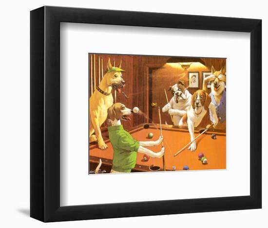 The Scratching Beagle-Arthur Sarnoff-Framed Art Print