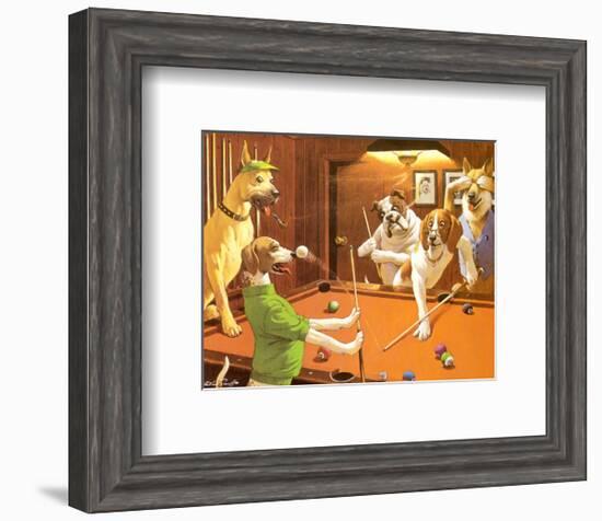 The Scratching Beagle-Arthur Sarnoff-Framed Art Print