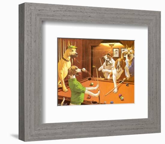 The Scratching Beagle-Arthur Sarnoff-Framed Art Print