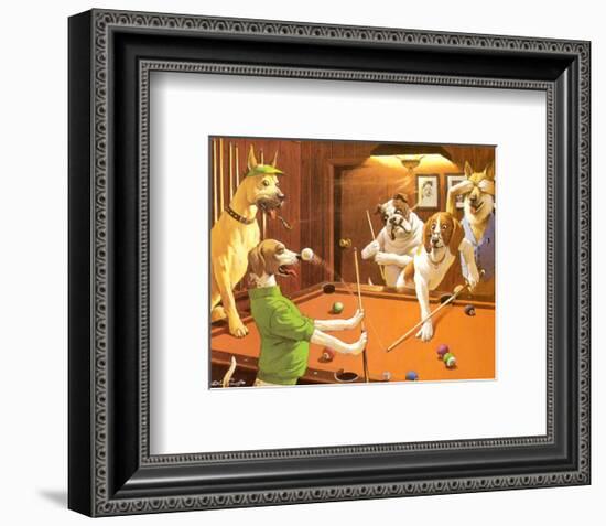 The Scratching Beagle-Arthur Sarnoff-Framed Art Print