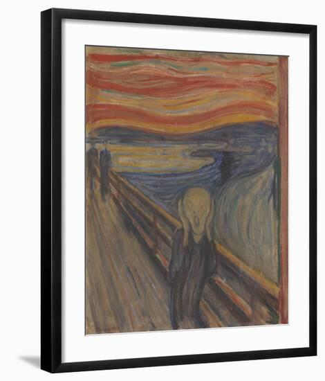 The Scream 1883-Edvard Munch-Framed Premium Giclee Print