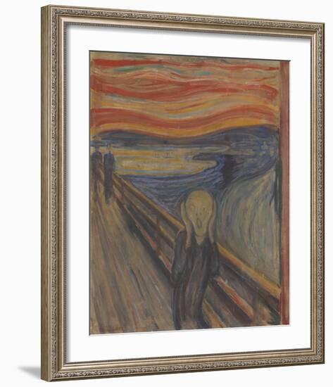 The Scream 1883-Edvard Munch-Framed Premium Giclee Print