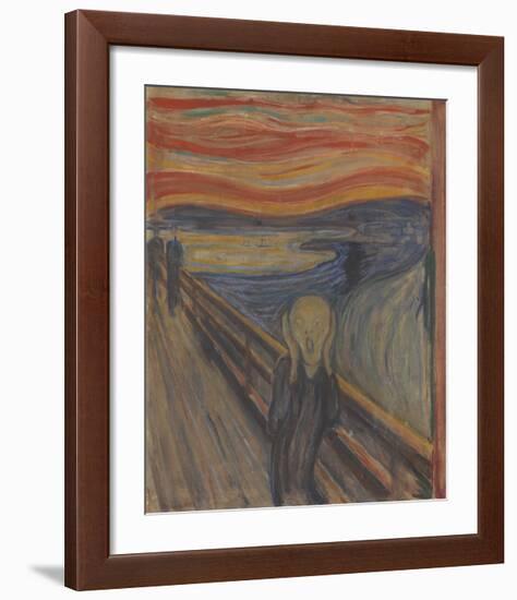 The Scream 1883-Edvard Munch-Framed Premium Giclee Print