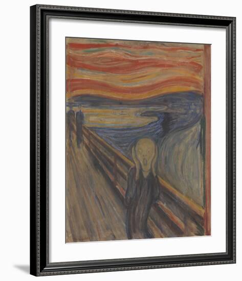 The Scream 1883-Edvard Munch-Framed Premium Giclee Print