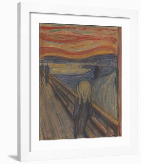 The Scream 1883-Edvard Munch-Framed Premium Giclee Print