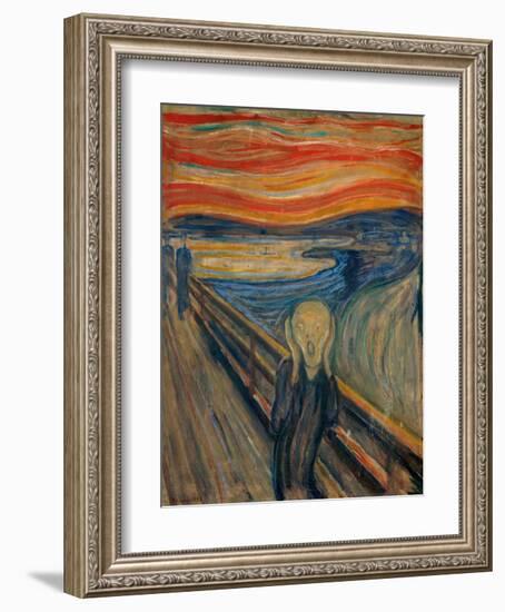 The Scream, 1893-Edvard Munch-Framed Giclee Print