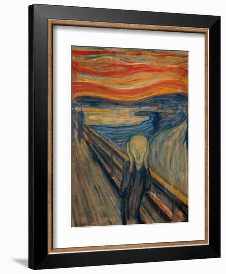 The Scream, 1893-Edvard Munch-Framed Giclee Print