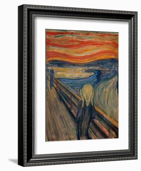 The Scream, 1893-Edvard Munch-Framed Giclee Print