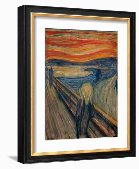 The Scream, 1893-Edvard Munch-Framed Giclee Print