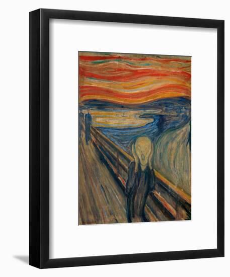 The Scream, 1893-Edvard Munch-Framed Giclee Print