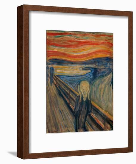 The Scream, 1893-Edvard Munch-Framed Giclee Print