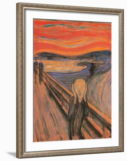 The Scream, 1893-Edvard Munch-Framed Giclee Print