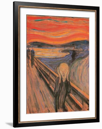 The Scream, 1893-Edvard Munch-Framed Giclee Print