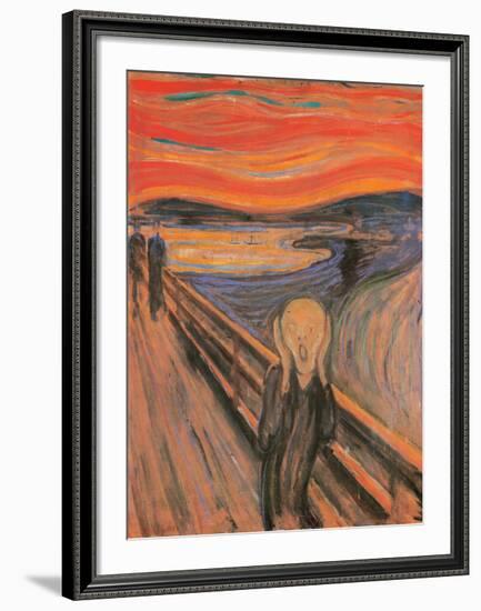 The Scream, 1893-Edvard Munch-Framed Giclee Print