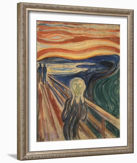 The Scream, 1910-Edvard Munch-Framed Giclee Print