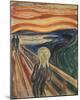 The Scream, 1910-Edvard Munch-Mounted Giclee Print