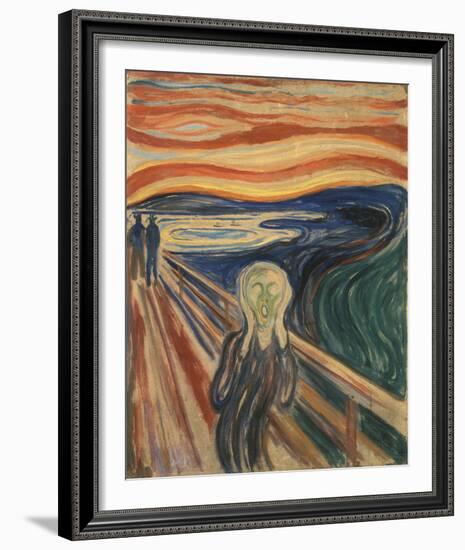 The Scream, 1910-Edvard Munch-Framed Giclee Print