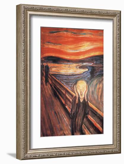 The Scream-Edvard Munch-Framed Premium Giclee Print