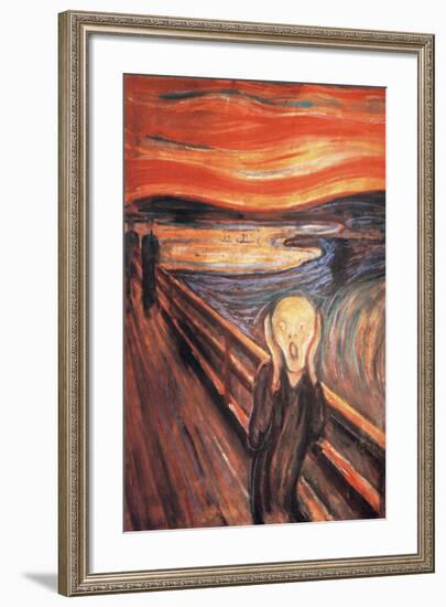 The Scream-Edvard Munch-Framed Premium Giclee Print