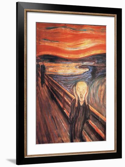 The Scream-Edvard Munch-Framed Premium Giclee Print