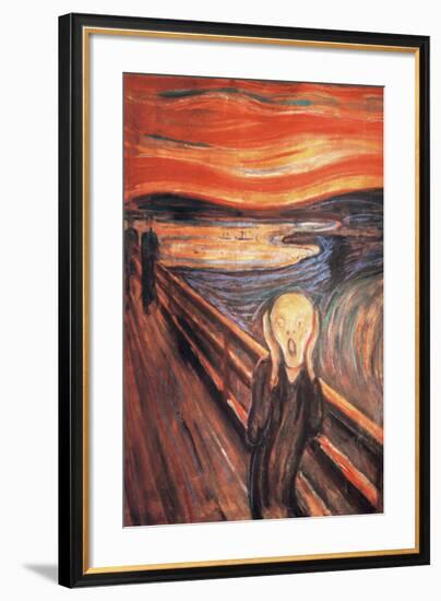 The Scream-Edvard Munch-Framed Premium Giclee Print