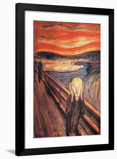 The Scream-Edvard Munch-Framed Premium Giclee Print