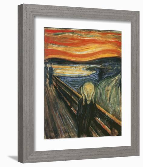 The Scream-Edvard Munch-Framed Premium Giclee Print