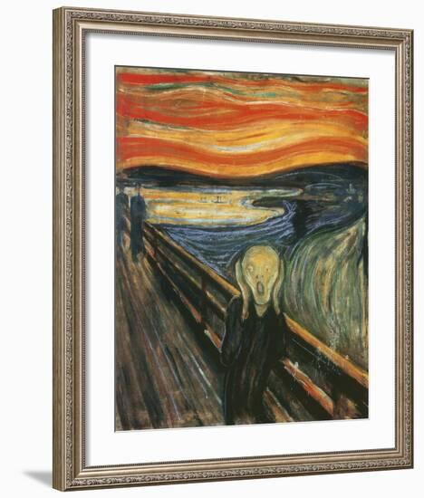 The Scream-Edvard Munch-Framed Premium Giclee Print