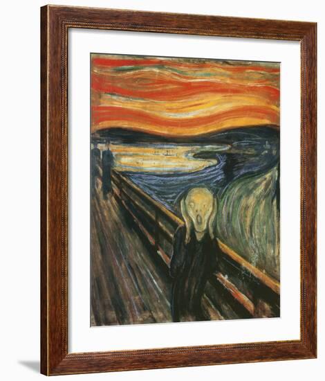 The Scream-Edvard Munch-Framed Premium Giclee Print