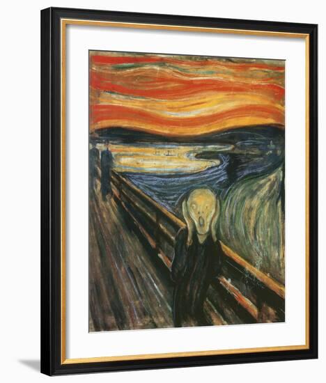 The Scream-Edvard Munch-Framed Premium Giclee Print