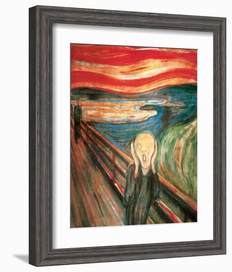 The Scream-Edvard Munch-Framed Art Print