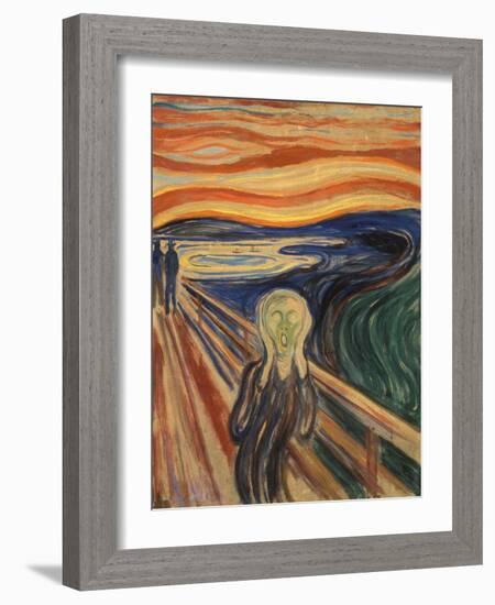 The Scream-Edvard Munch-Framed Art Print