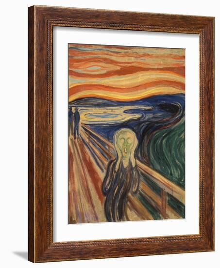 The Scream-Edvard Munch-Framed Art Print