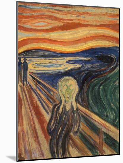 The Scream-Edvard Munch-Mounted Art Print