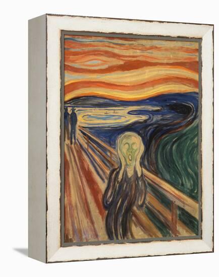 The Scream-Edvard Munch-Framed Stretched Canvas