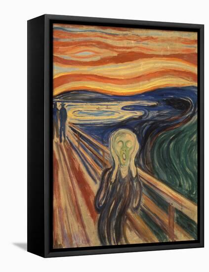 The Scream-Edvard Munch-Framed Stretched Canvas