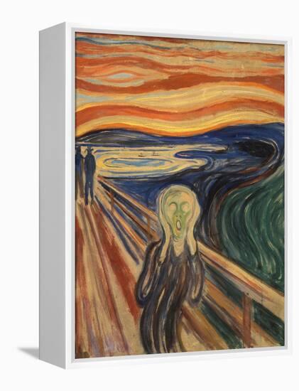 The Scream-Edvard Munch-Framed Stretched Canvas