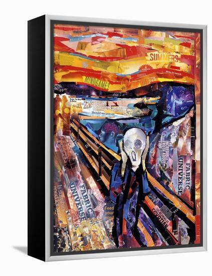 The Scream-James Grey-Framed Stretched Canvas