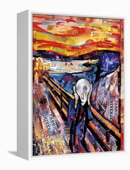 The Scream-James Grey-Framed Stretched Canvas