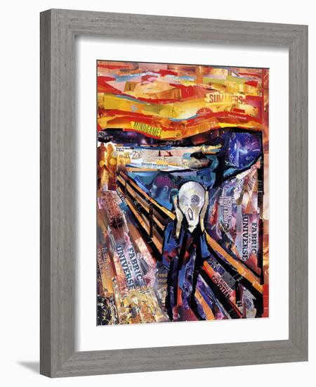 The Scream-James Grey-Framed Art Print