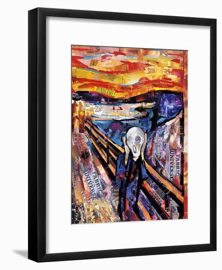 The Scream-James Grey-Framed Art Print