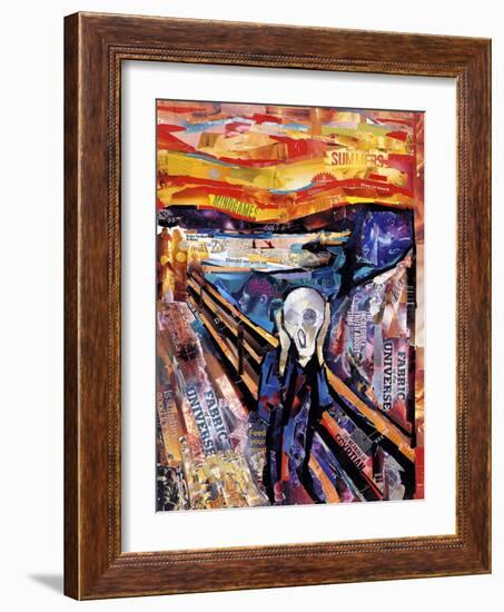 The Scream-James Grey-Framed Art Print