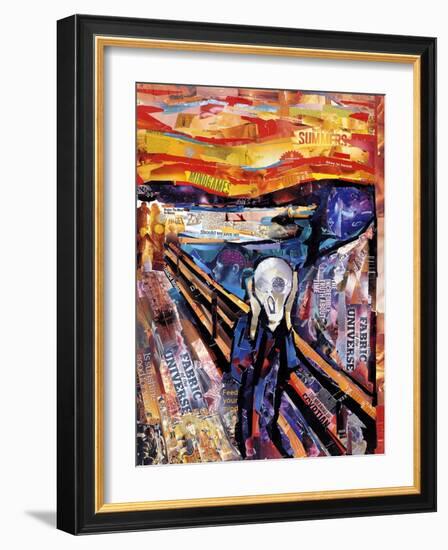 The Scream-James Grey-Framed Art Print