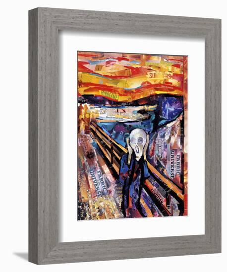 The Scream-James Grey-Framed Art Print