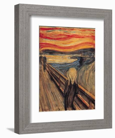 The Scream-Edvard Munch-Framed Premium Giclee Print